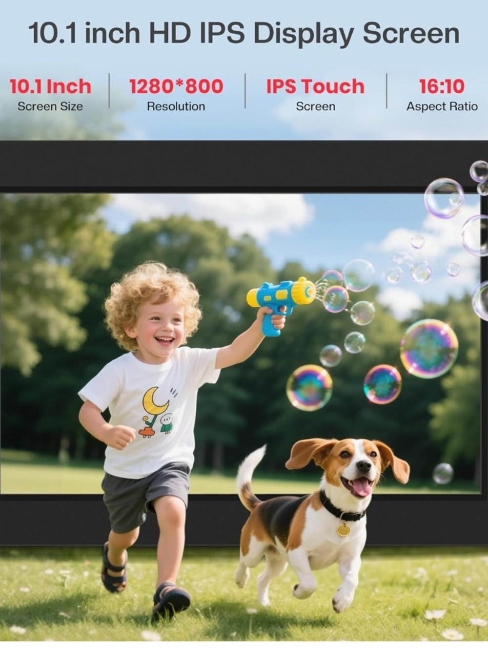 Frameo 10.1" WiFi Digital Picture Frame HD Touch Screen 32GB IPS Photo Video - Picture 4 of 8